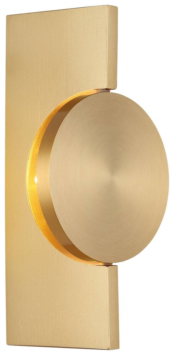 GLOBO LED-Wandleuchte messing Metall Aluminium B/H: ca. 10x20 cm 1 Brennstellen
