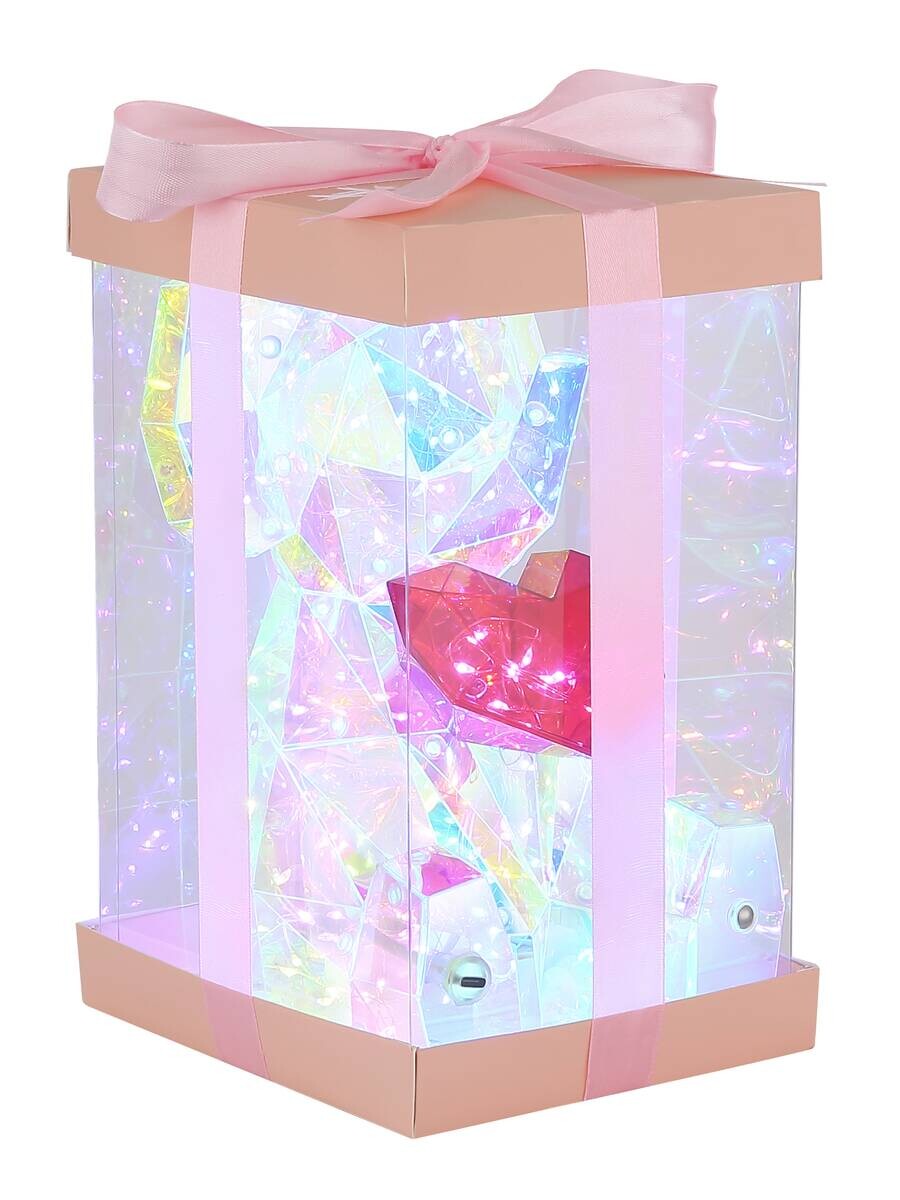 GLOBO LED-Dekoleuchte BRONDAR klar Kunststoff B/H/T: ca. 15x23x13 cm 1 Brennstellen
