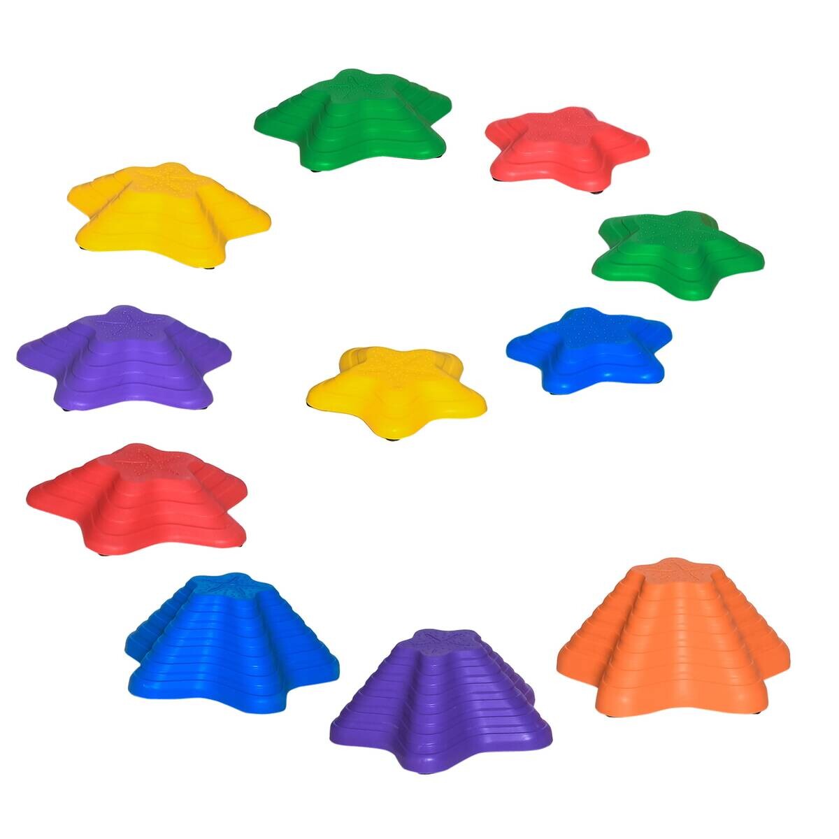 Outsunny Kinder Balanciersteine 11-tlg. B/H/L: ca. 40,5x40,5x20 cm