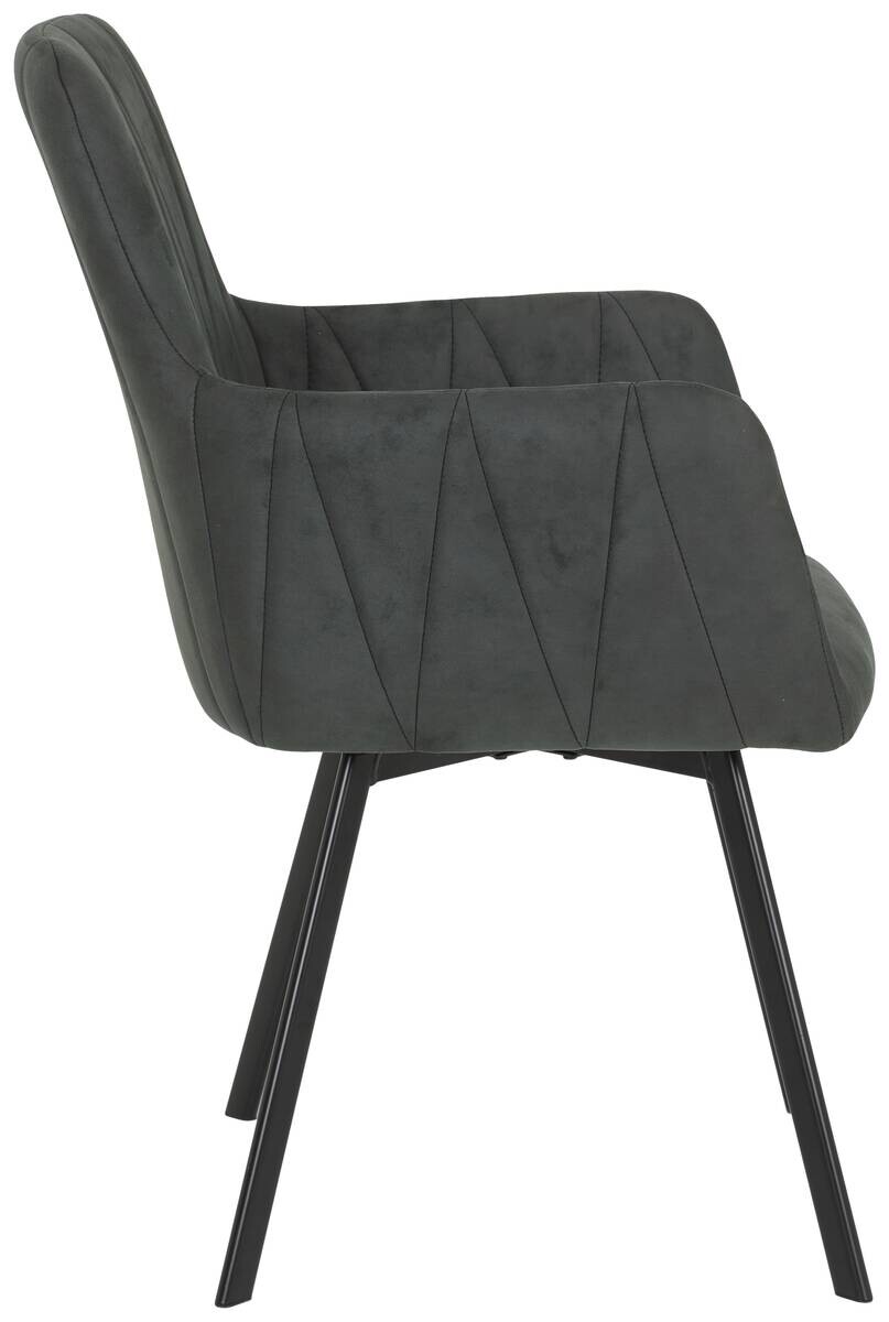 Essgruppe Gesa II Eiche anthrazit Holzwerkstoff B/H/T: ca. 180x76x90 cm