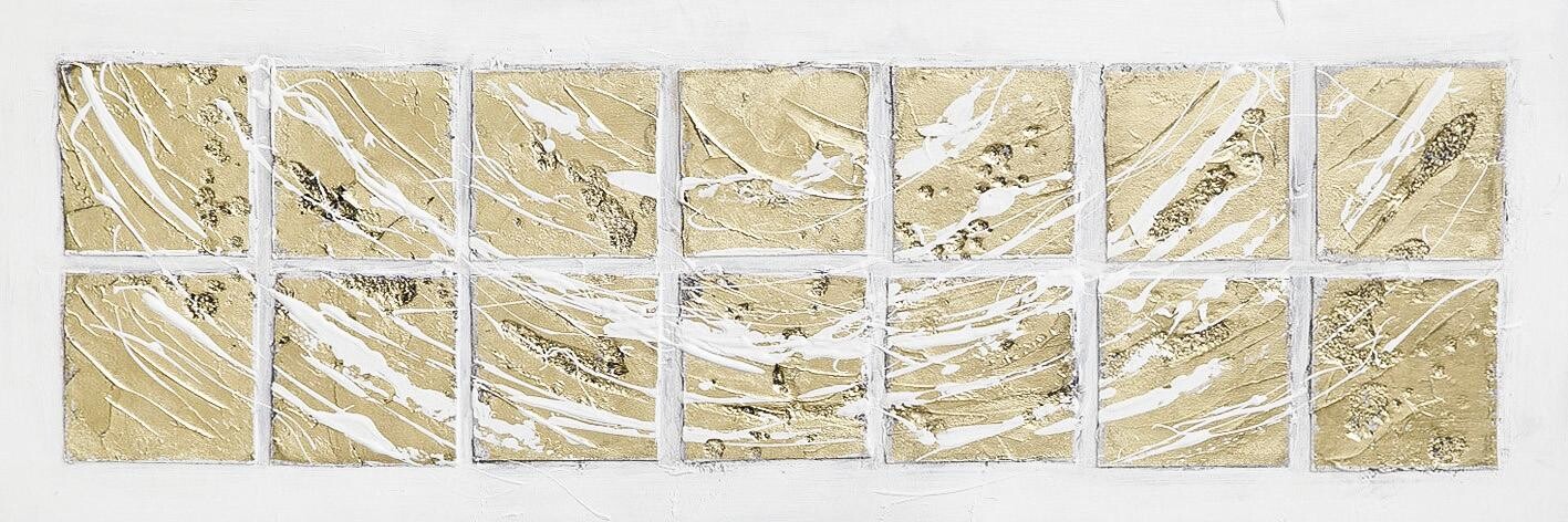 Bönninghoff Ölgemälde Abstrakt B/H/L: ca. 120x2x40 cm