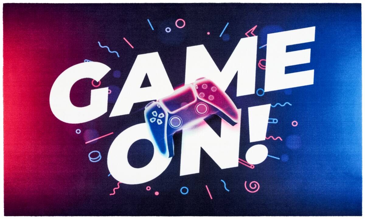 Fußmatte Velvet Gaming Multi B/L: ca. 45x75 cm