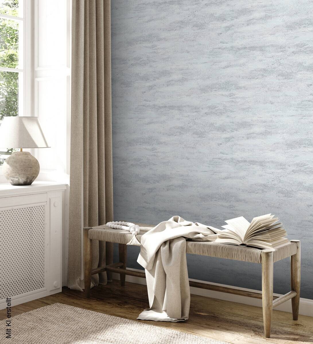 A.S.Creation Vliestapete Attractive 2 Putzoptik grau B/L: ca. 53x1005 cm