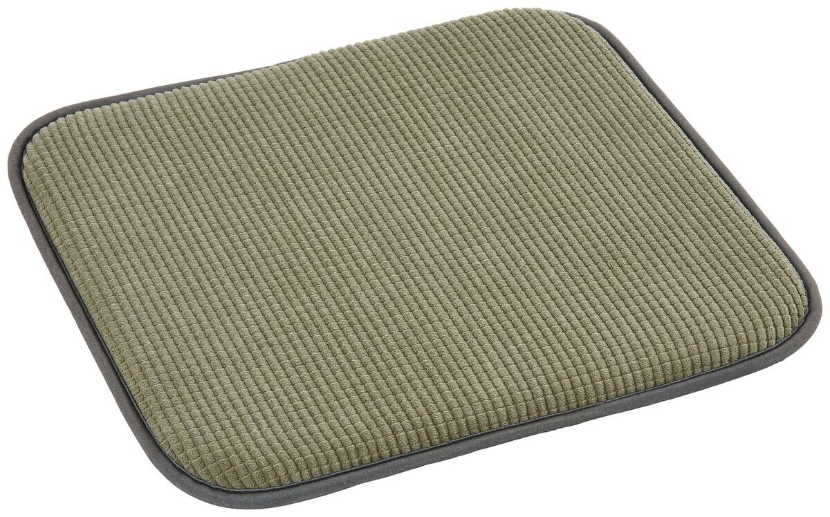 Sitzkissen olive Polyester B/H/L: ca. 38x2x38 cm