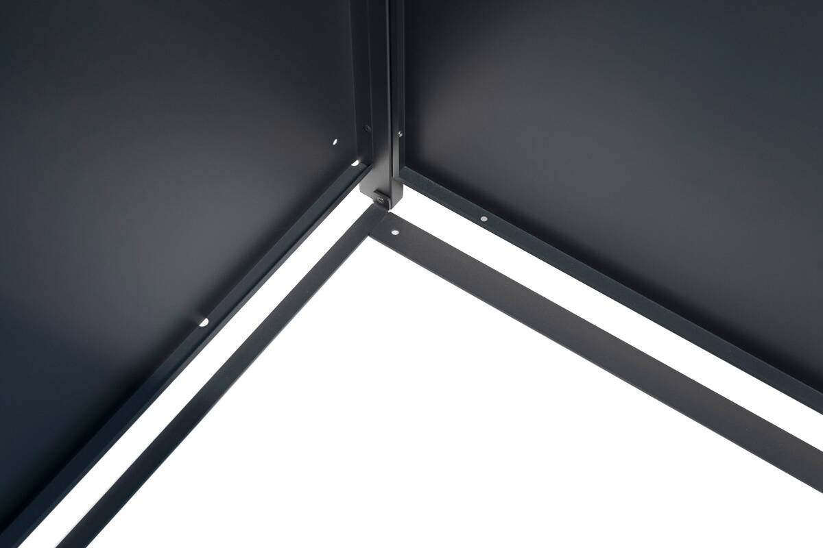 Westmann Mülltonnenbox Pedura anthrazit B/H/L: ca. 199x116x80 cm