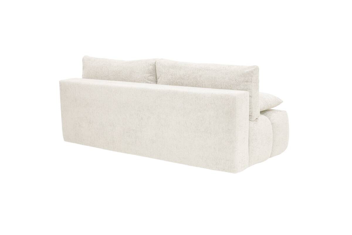 Schlafsofa weiß Polyester B/H/T: ca. 210x72x105 cm