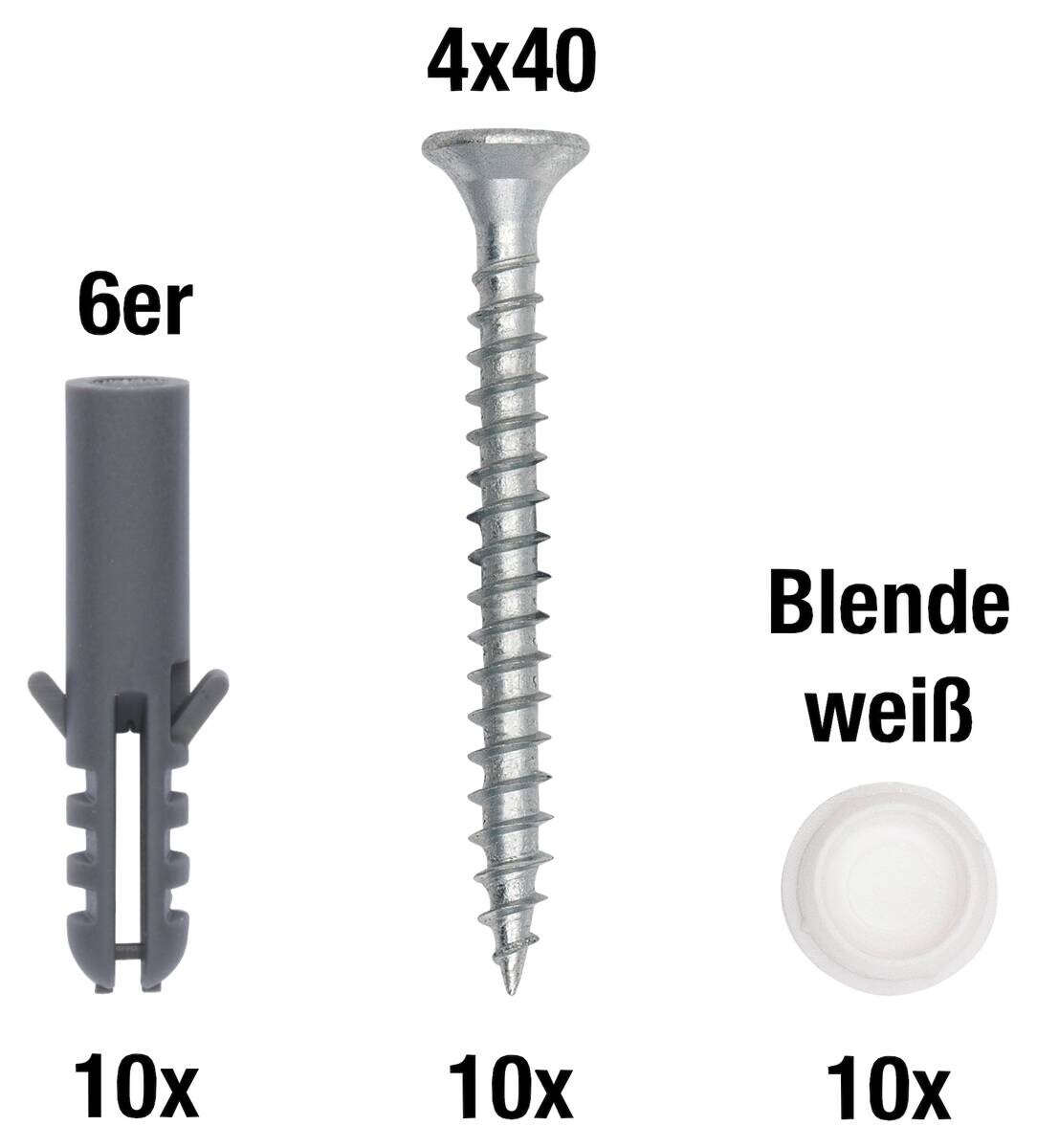 ondeco Schraubenset farblos