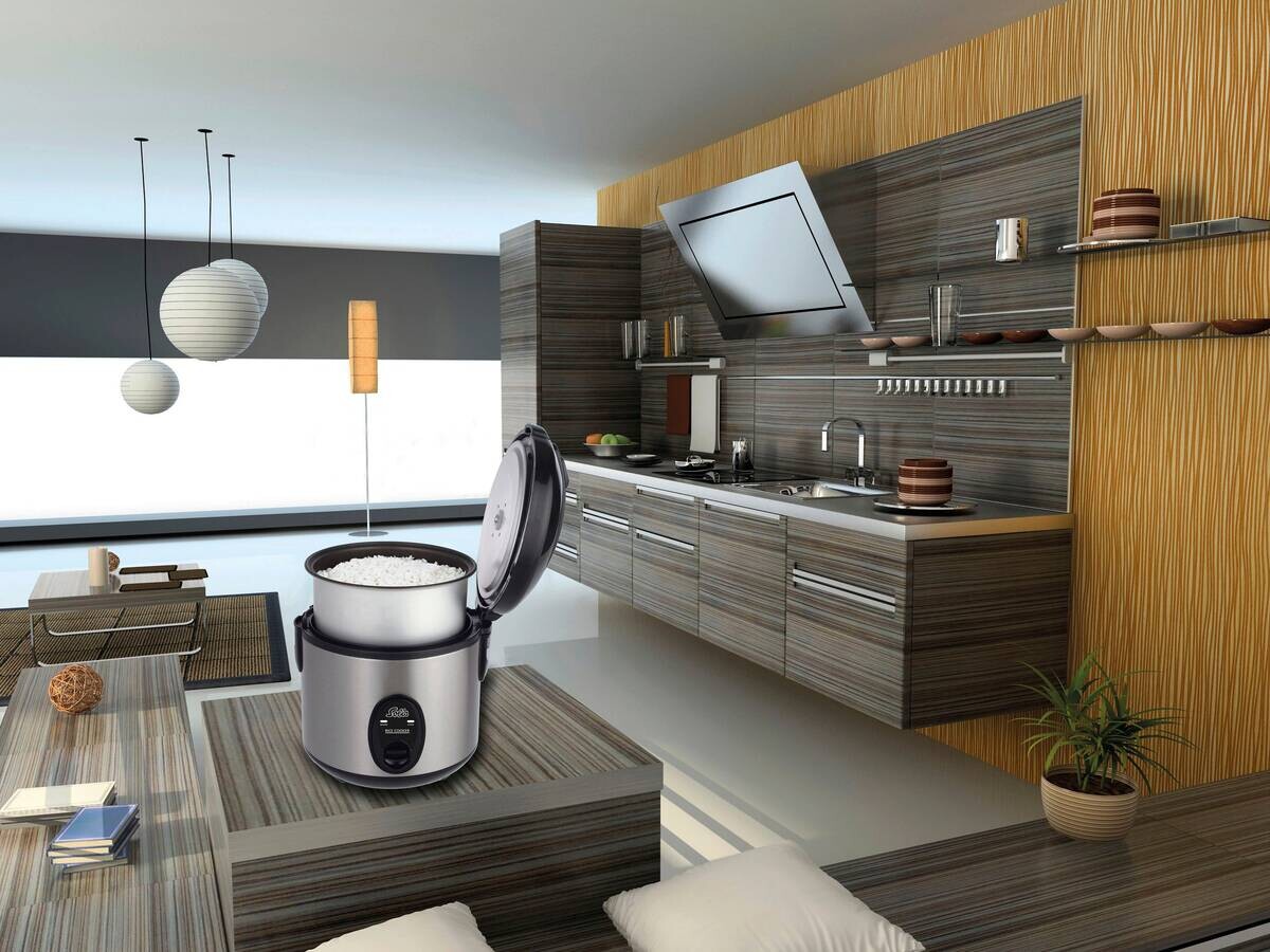 Solis Reiskocher schwarz Edelstahl