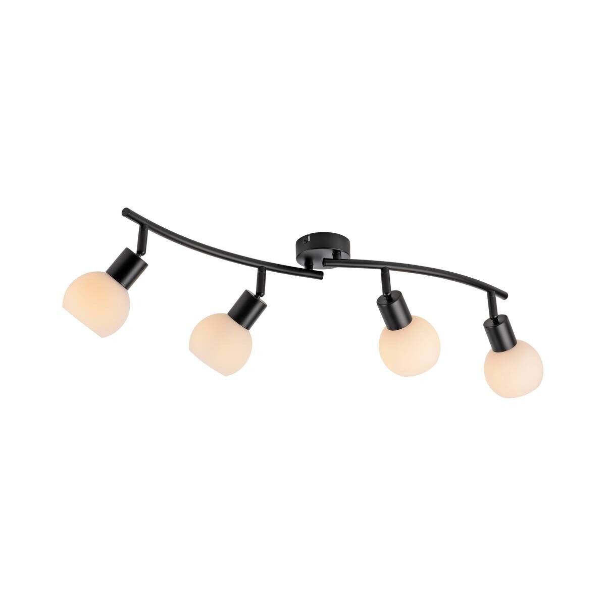 Just Light Spot 4flg. schwarz B/H/L: ca. 27x22x85 cm E14 4 Brennstellen
