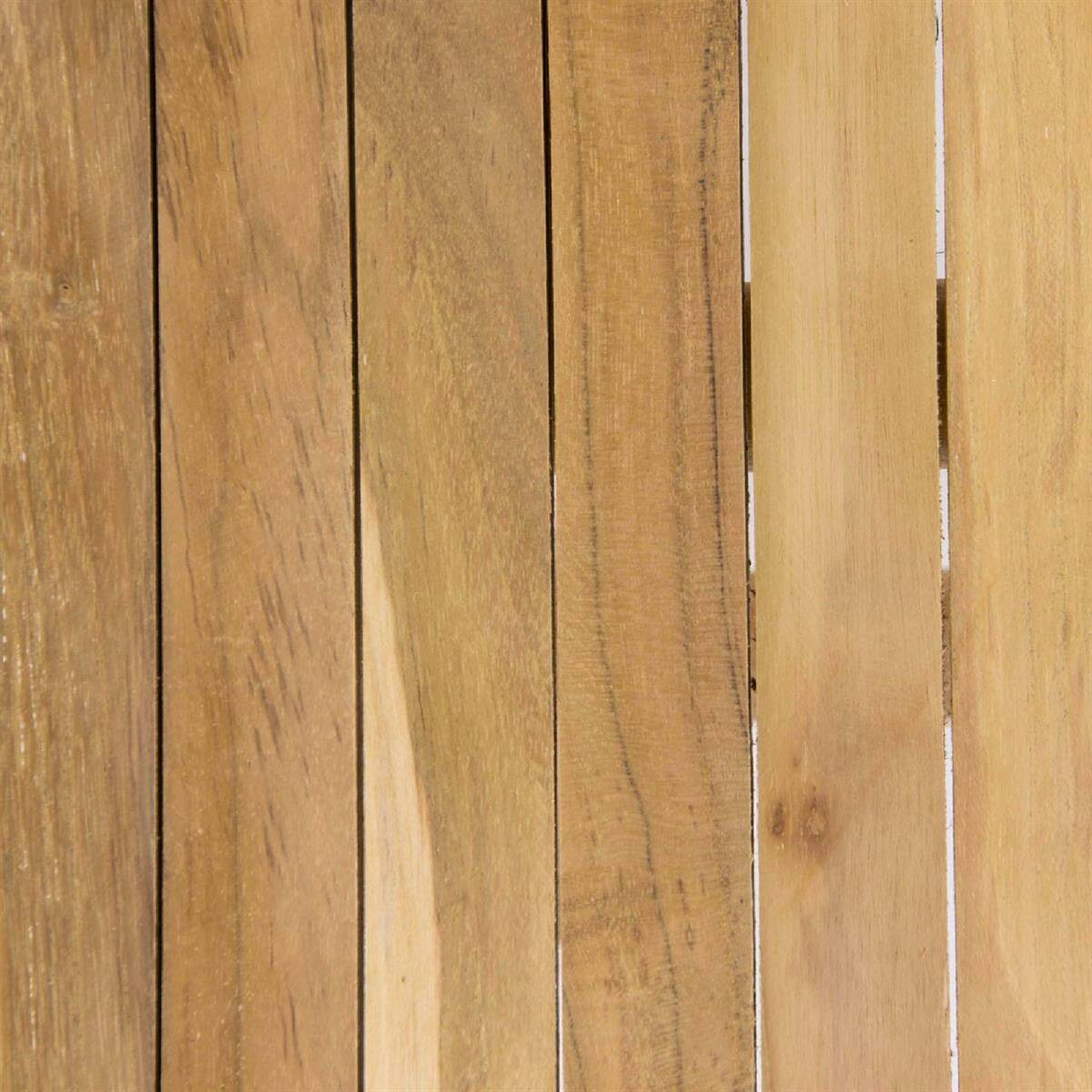 VCM Gartentisch braun Holz B/H/L: ca. 50x50x50 cm