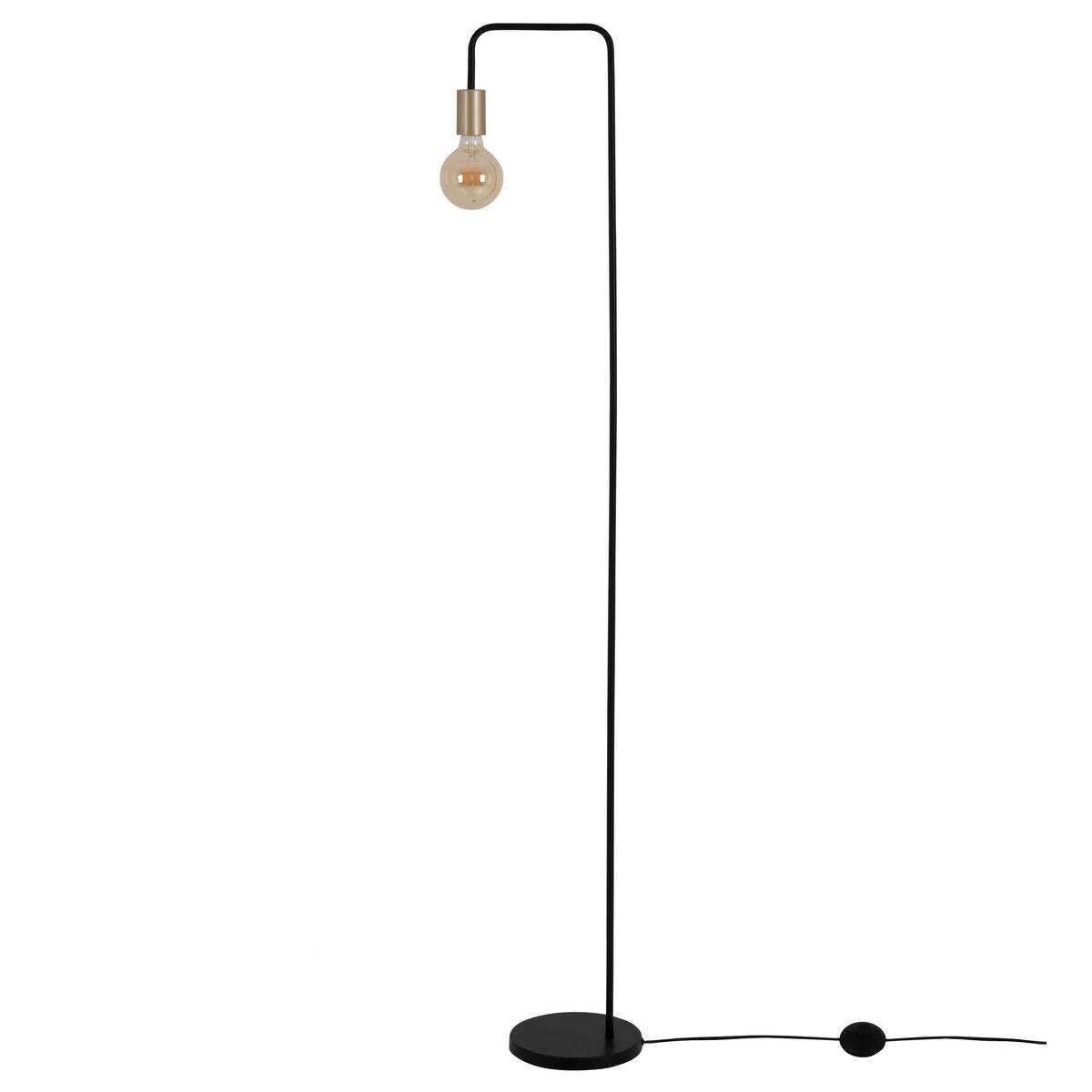 Näve Leuchten Stehlampe 2097222 schwarz Kunststoff Metall B/H/T: ca. 20,5x150x20,5 cm 1 Brennstellen