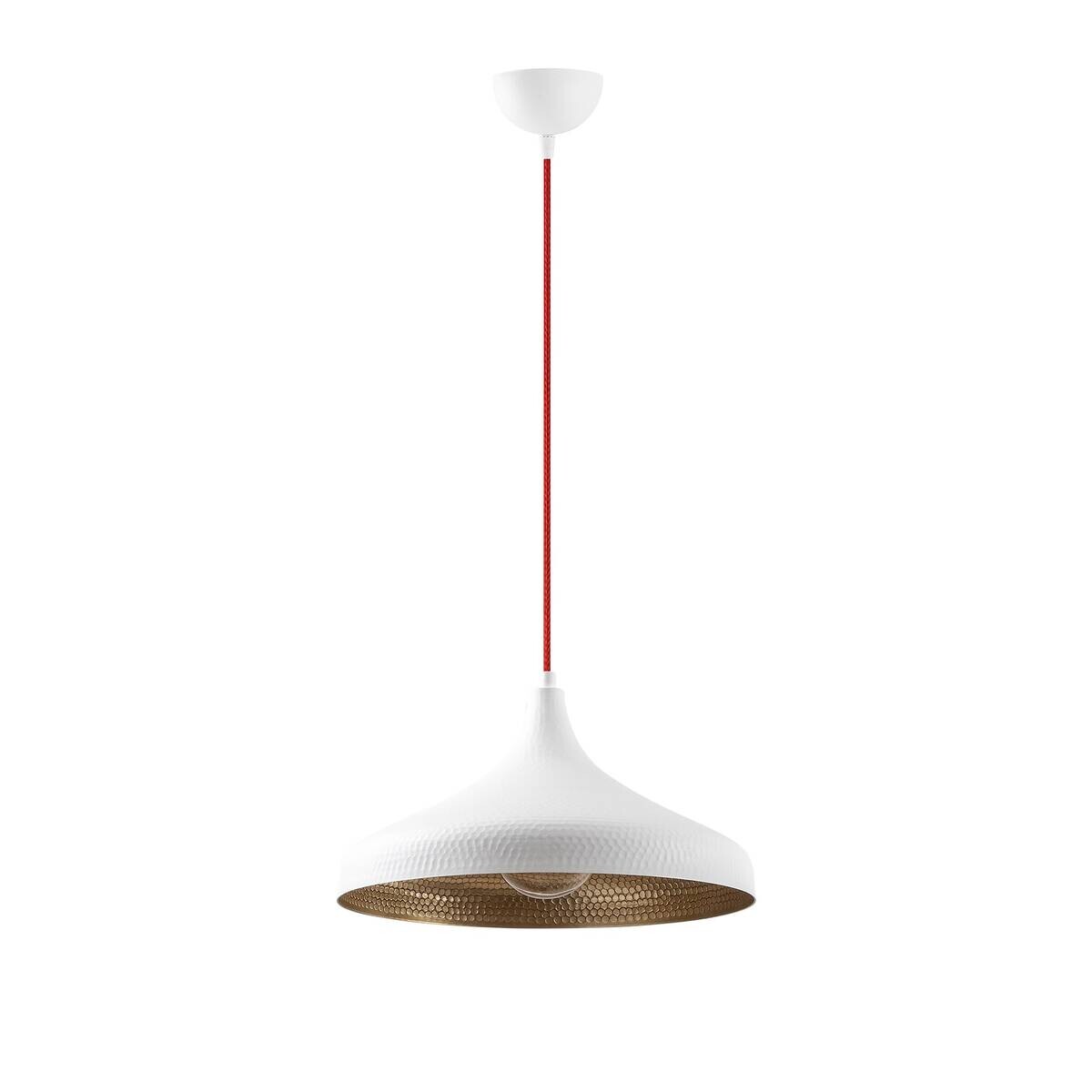 Opviq Pendelleuchte weiß B/H/T: ca. 36x118x36 cm E27 1 Brennstellen