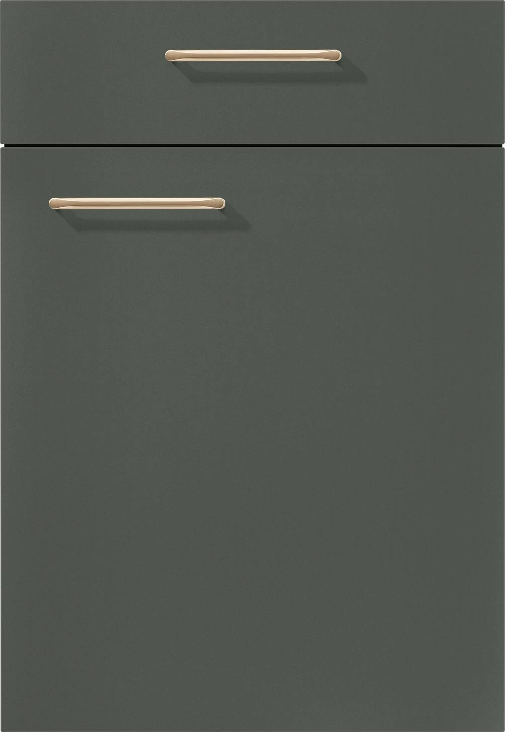 nobilia Doppelblock Easytouch Grafitschwarz Lacklaminat B/T: ca. 260x60 cm