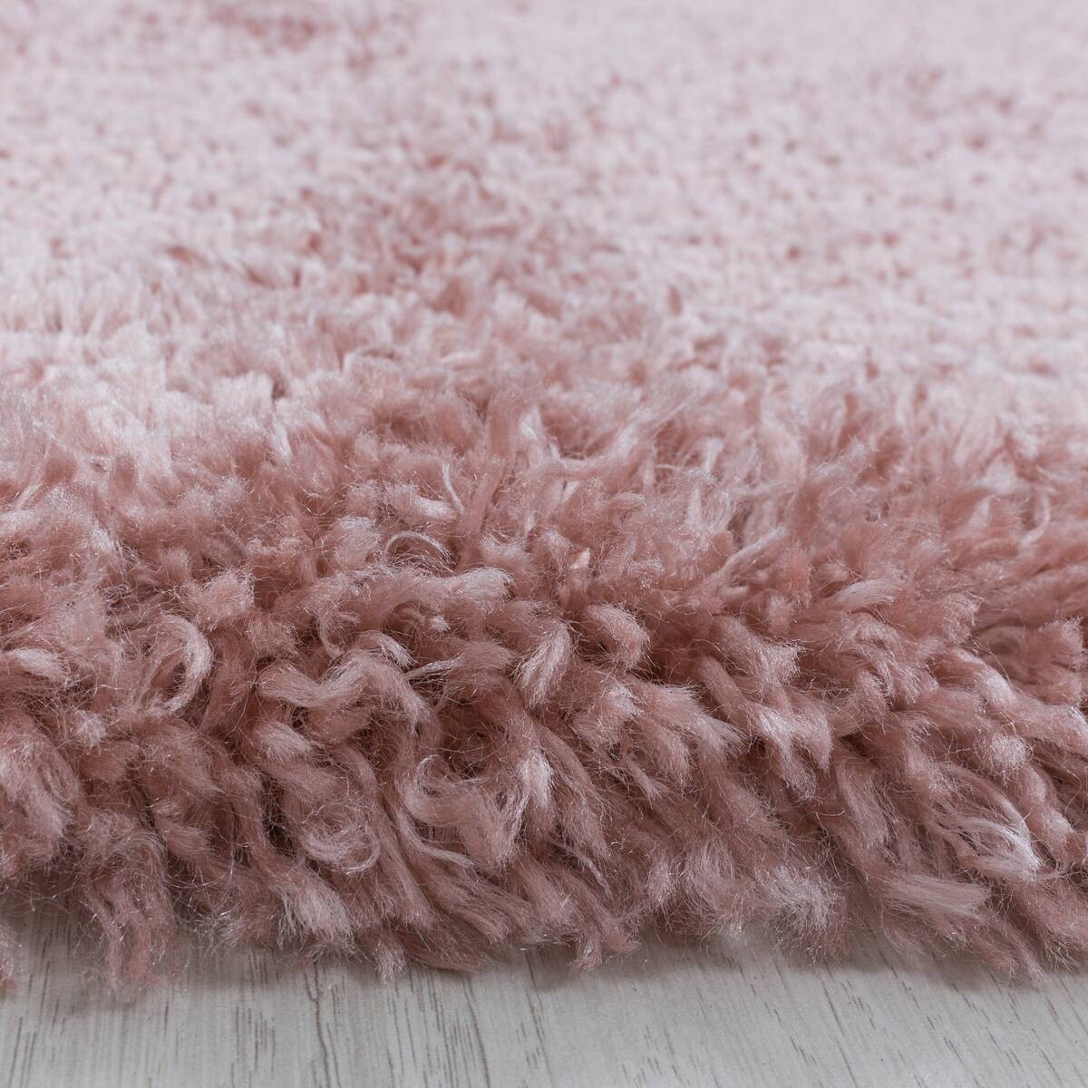 Ayyildiz Teppich FLUFFY rosé B/L: ca. 280x370 cm
