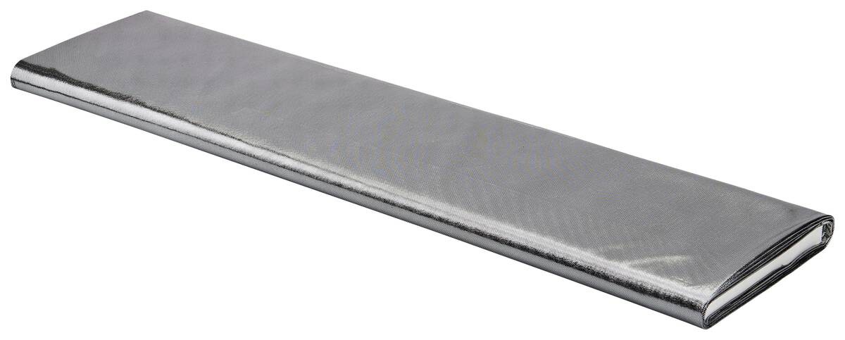 Dekostoff Lamee silber B: ca. 150 cm