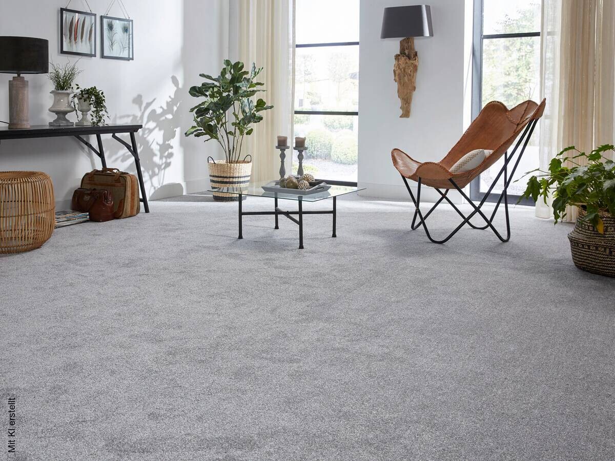 Teppichboden Modena grau B: ca. 400 cm pro m²