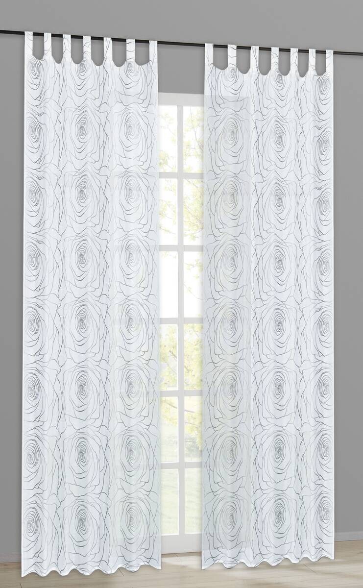 silver edition Kombivorhang Fame weiß B/L: ca. 135x245 cm