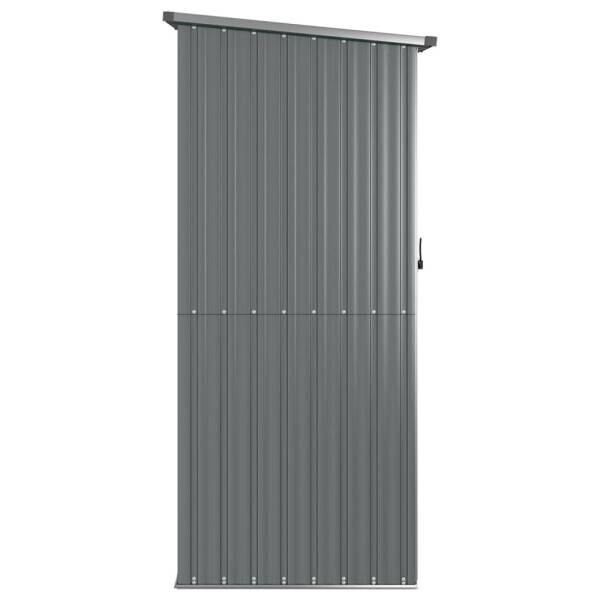 vidaXL Gartenhaus grau B/H/T: ca. 118,5x209,5x97 cm