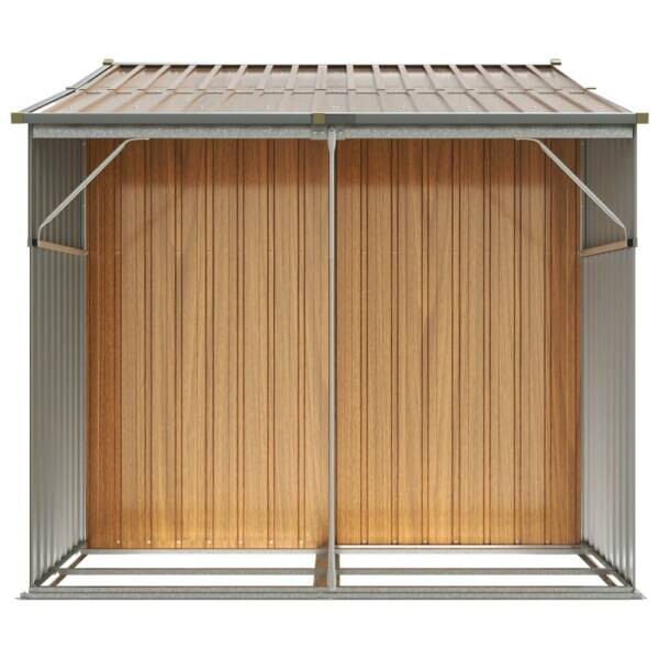 vidaXL Gartenhaus braun B/T/L: ca. 277x179x192,5 cm