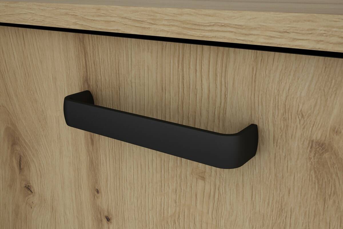Sideboard FARO Eiche schwarz B/H/T: ca. 160x84x40 cm