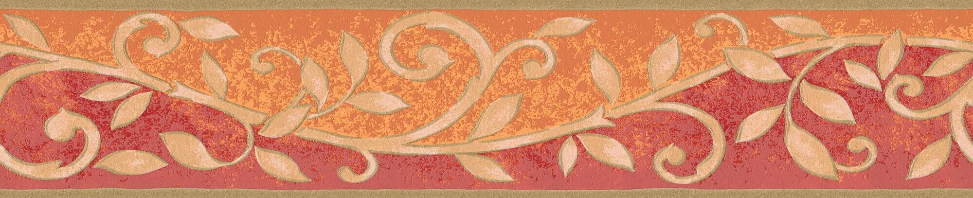 A.S.Creation Bordüre rot beige orange B/H/D: ca. 13x500x7,5 cm