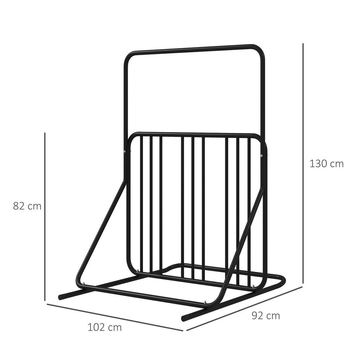DURHAND Fahrrad-Zubehör schwarz schwarz B/H/L: ca. 92x102x130 cm