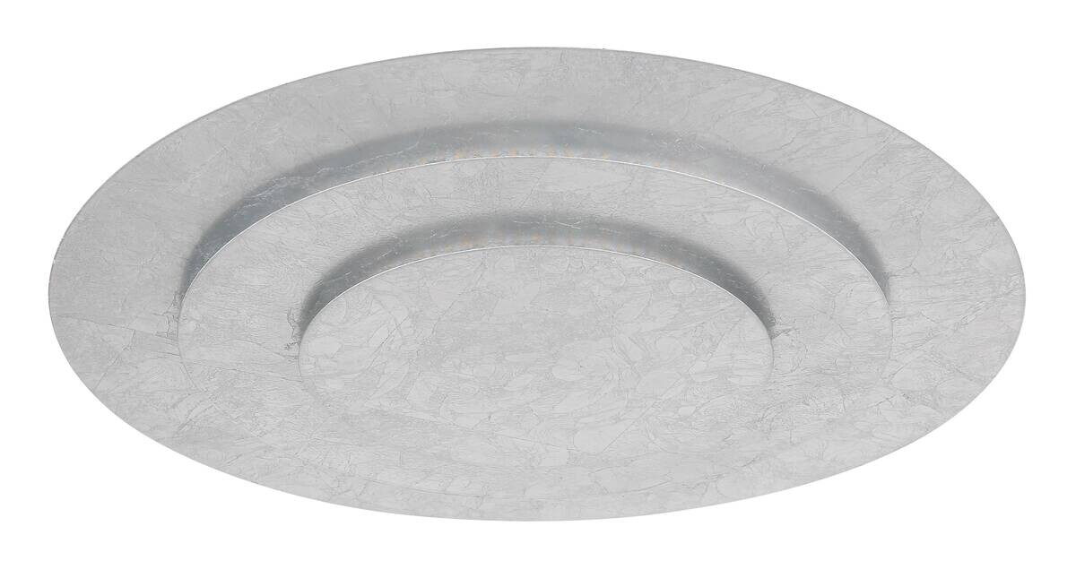 GLOBO LED-Deckenleuchte Heda 48465-40S silber Metall H/D: ca. 7x49 cm