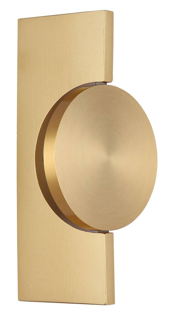 GLOBO LED-Wandleuchte messing Metall Aluminium B/H: ca. 10x20 cm 1 Brennstellen