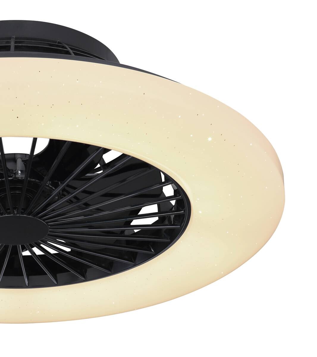 GLOBO LED-Deckenventilator schwarz Opal H/D: ca. 16x52,5 cm max. 30 W