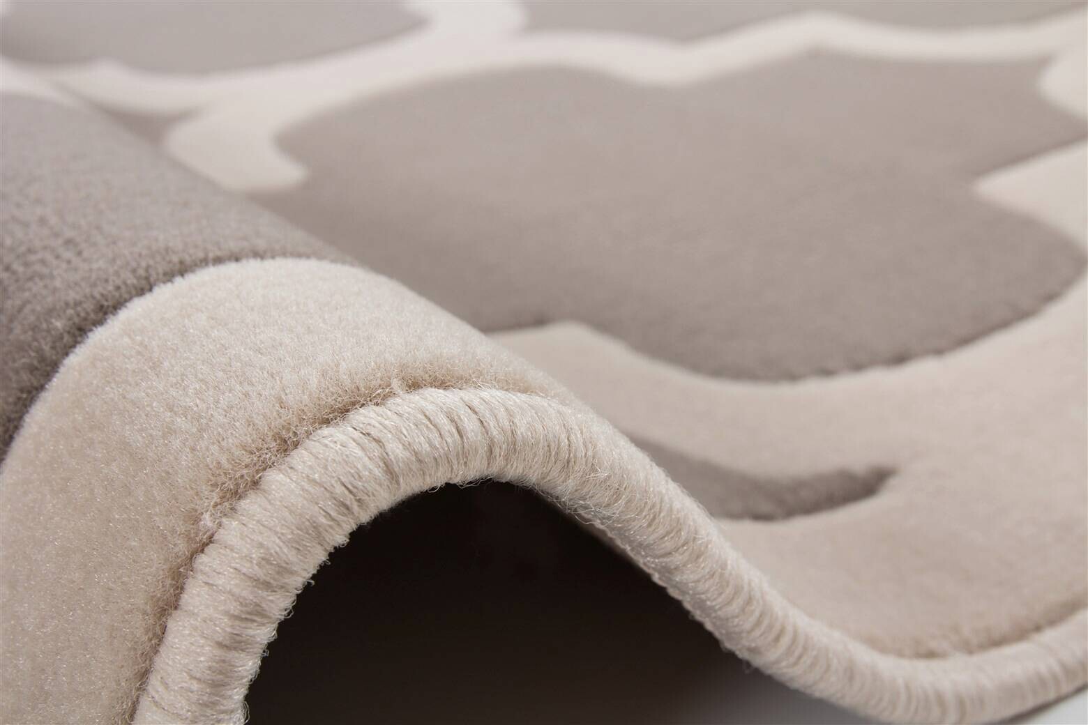 Kayoom Kurzflorteppich Manolya 2097 taupe B/L: ca. 80x150 cm