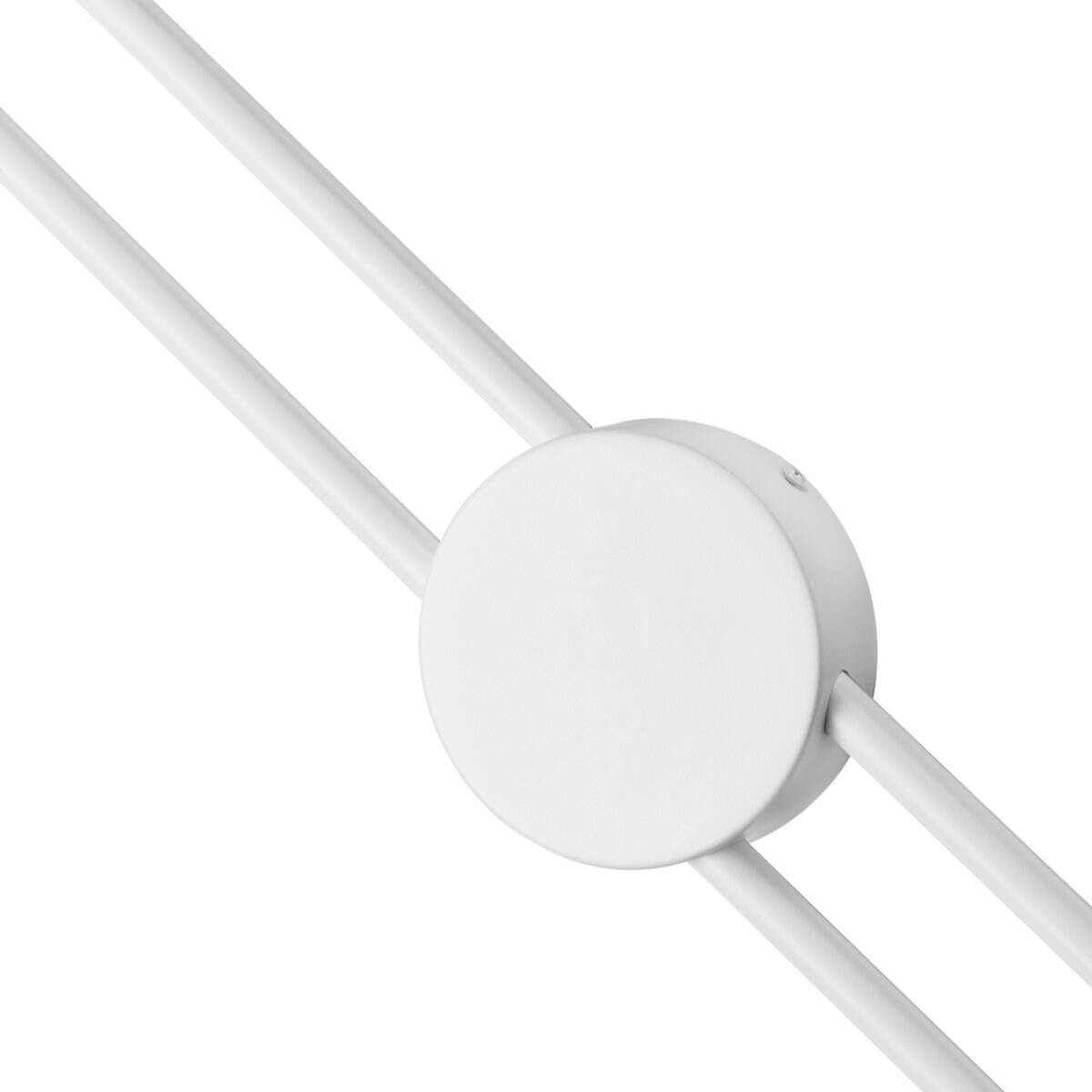 Lamkur LED-Wandleuchte weiß PVC Holz B/H/L: ca. 12x80x12 cm