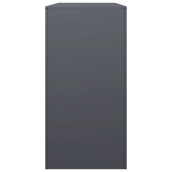 vidaXL Brennholzregal anthrazit B/H/L: ca. 40x80x100 cm
