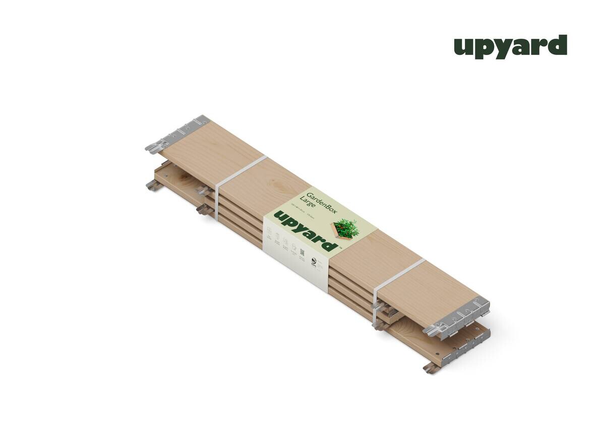 UPYARD Hochbeet INDUSTRIAL braun Holz B/L: ca. 80x120 cm