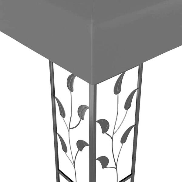 vidaXL Pavillon anthrazit Polyester B/H/L: ca. 300x273x300 cm