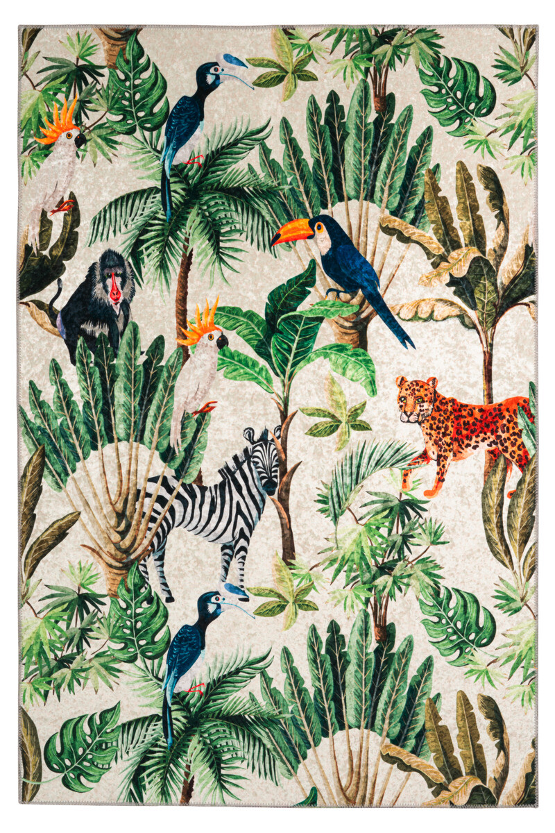 Obsession Teppich My Jungle Multi B/L: ca. 120x170 cm