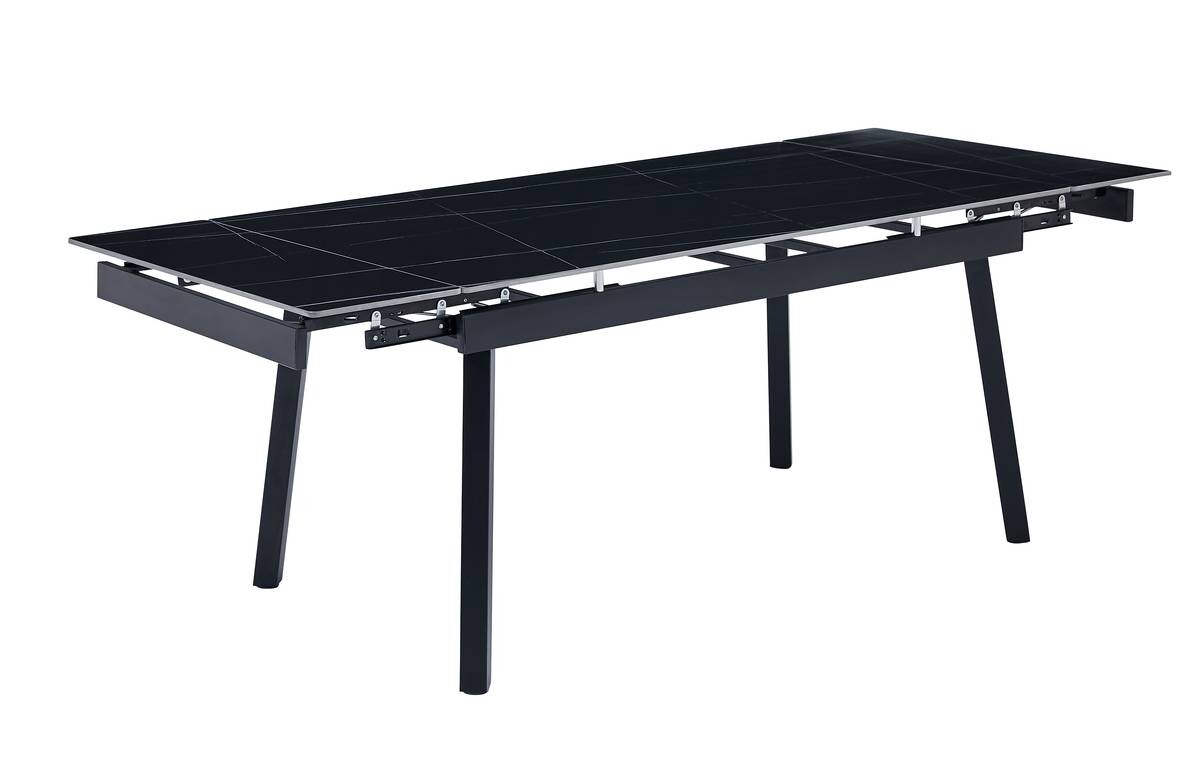 Esstisch Bilbao anthrazit Keramik Optik B/H/T: ca. 150x75x90 cm