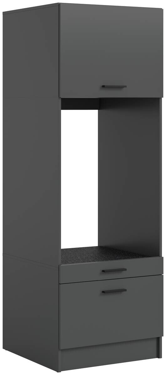 Waschmaschinenumbauschrank Free anthrazit B/H/T: ca. 66x196x68 cm