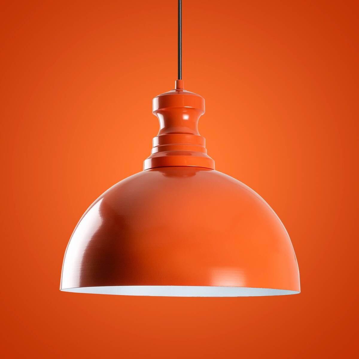 Opviq Pendelleuchte orange B/H/T: ca. 40x134x40 cm E27 1 Brennstellen