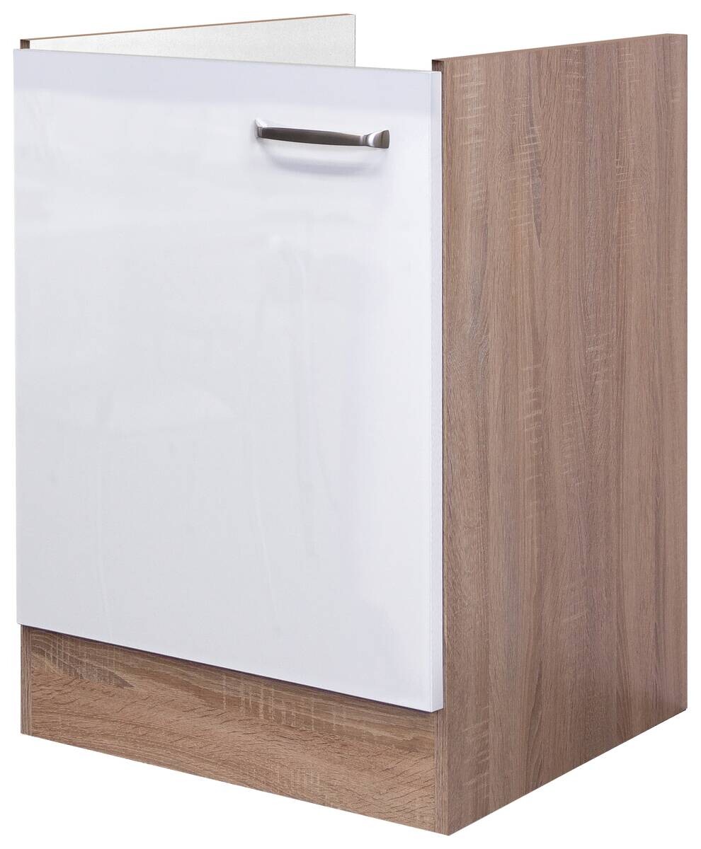 Spülenschrank Valero weiß Hochglanz B/H/T: ca. 50x82x57 cm