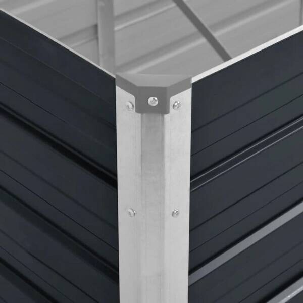 Hochbeet anthrazit Stahl B/H/L: ca. 40x45x100 cm