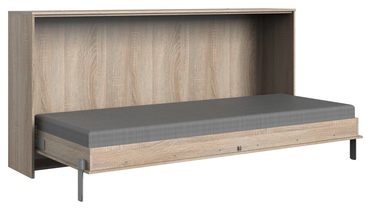 Klappbett Juist Eiche Sägerau Nachbildung Liegefläche B/L: ca. 90x200 cm