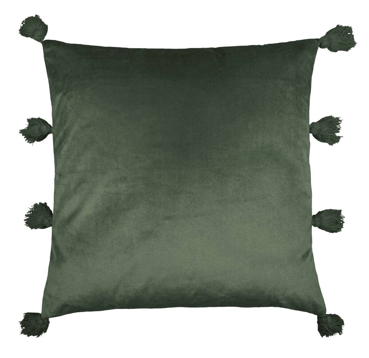 Dekokissen dunkelgrün 100% Polyester B/L: ca. 45x45 cm