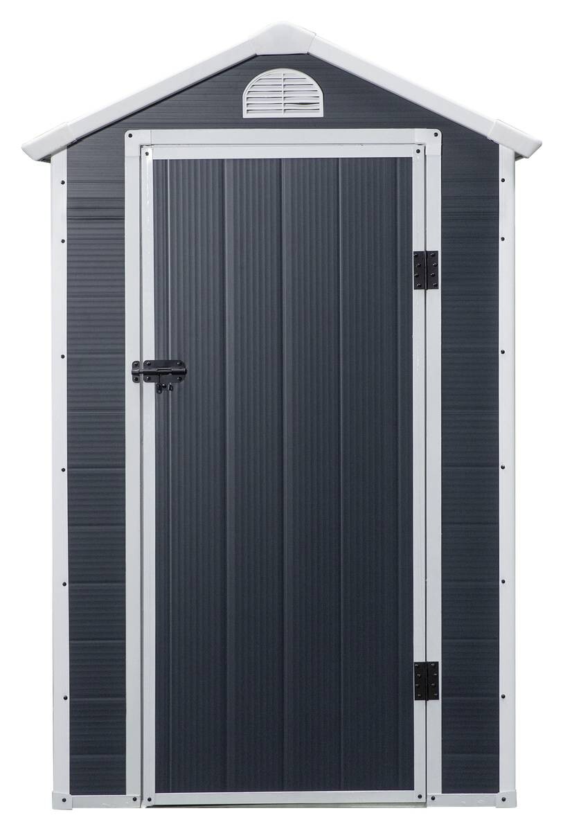 Outsunny Gartenhaus grau B/H/L: ca. 104x204x134 cm