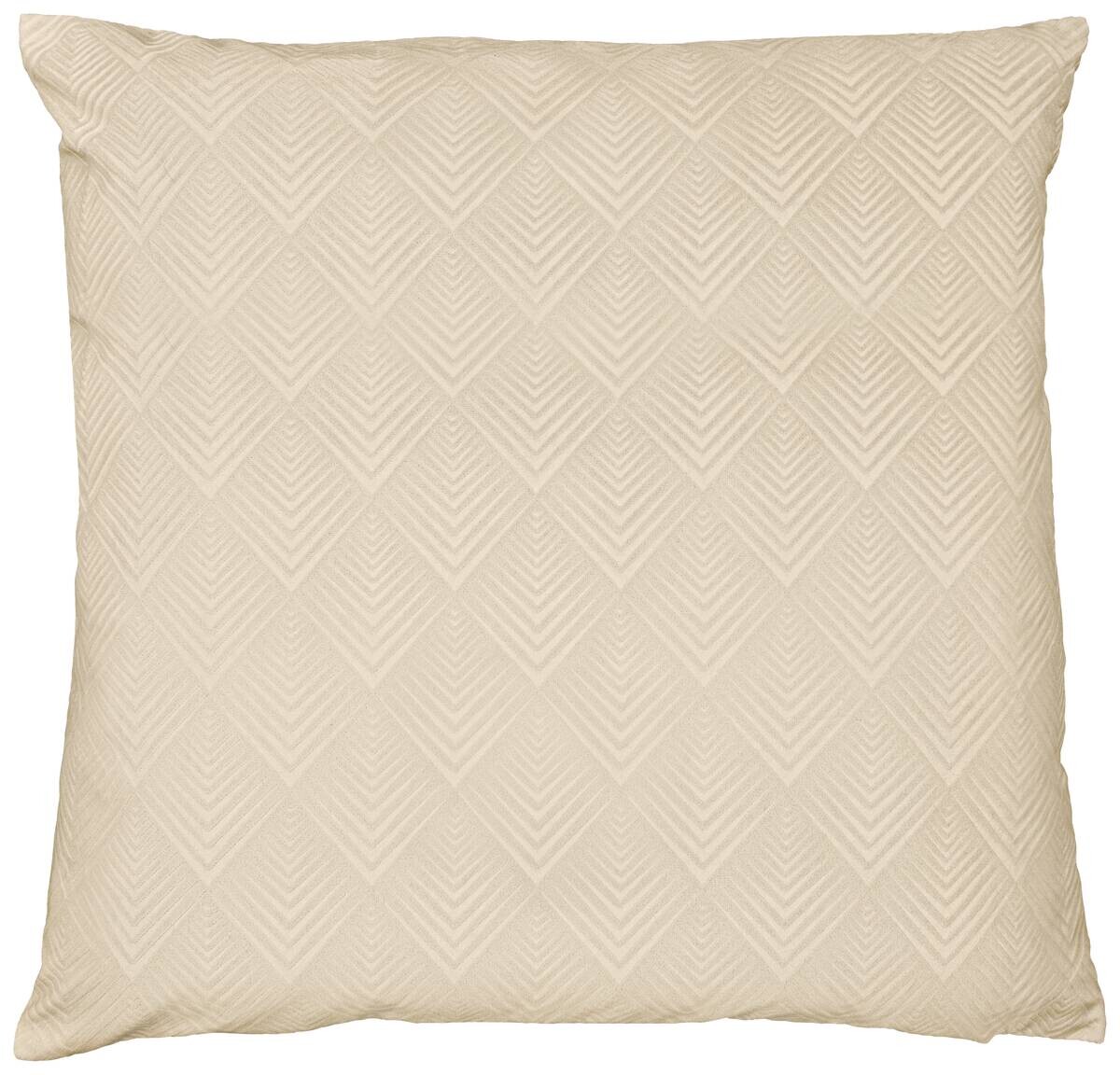 Dekokissen creme Polyester B/L: ca. 45x45 cm