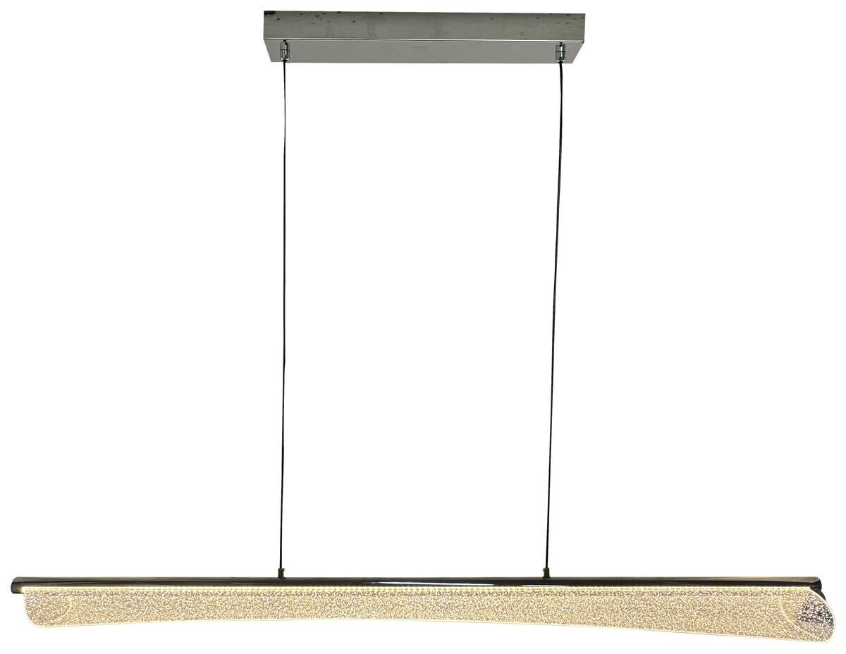 POCOline LED-Pendelleuchte Darcy Acryl Metall B/H/L: ca. 13x120x120 cm