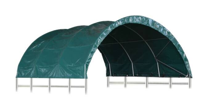 vidaXL Weidezelt B/H/T: ca. 370x160x370 cm