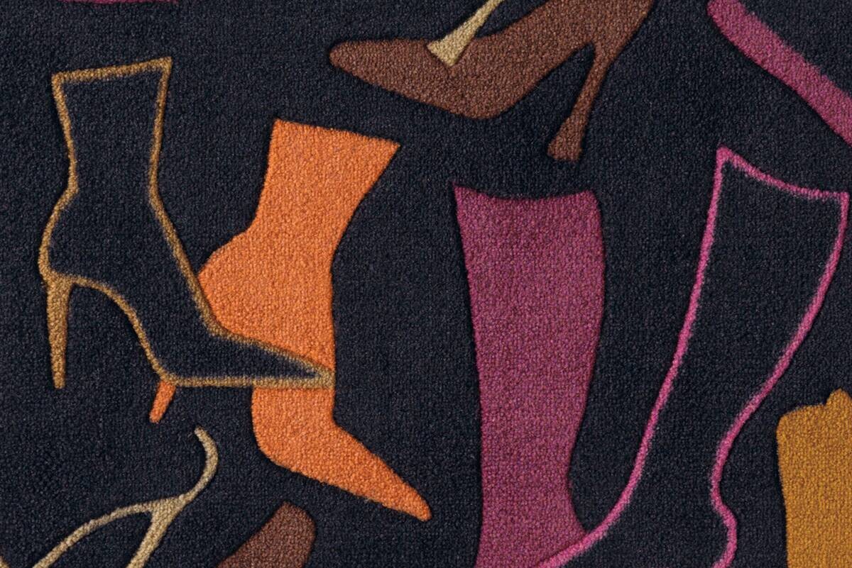 Arte Espina Kurzflorteppich Living Mat 17 orange B/L: ca. 64x168 cm