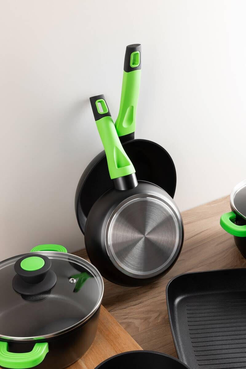 SAN IGNACIO Wokpfanne VITORIA (FULL INDUCTION) grün Aluminium