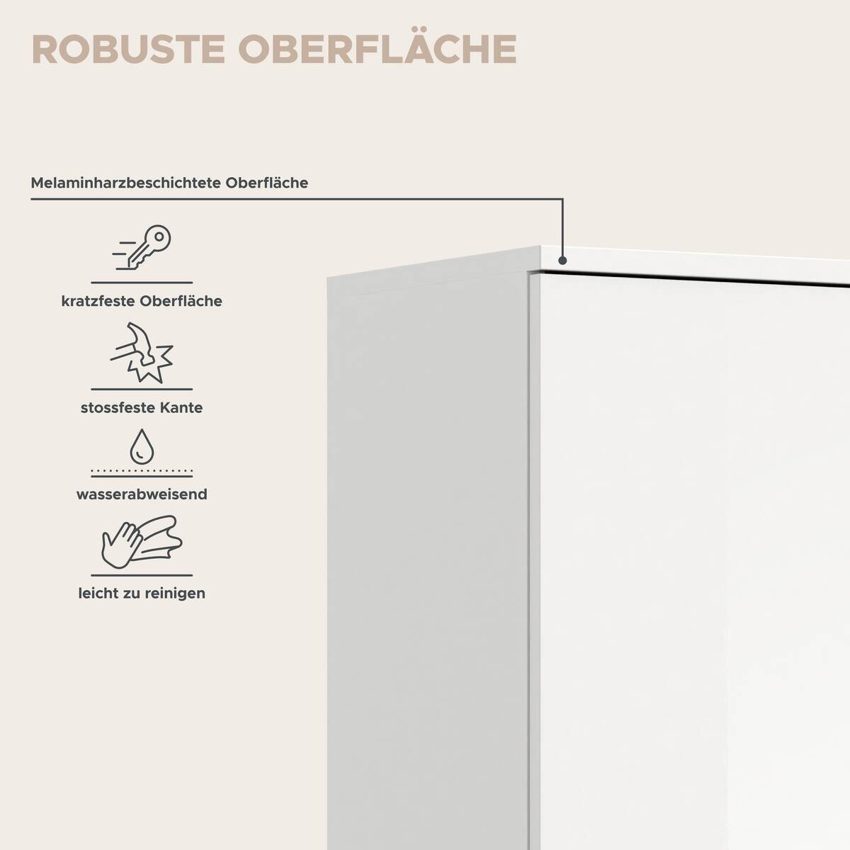 Garderobe PROJEKT X weiß weiß Hochglanz B/H/T: ca. 174x191x37 cm