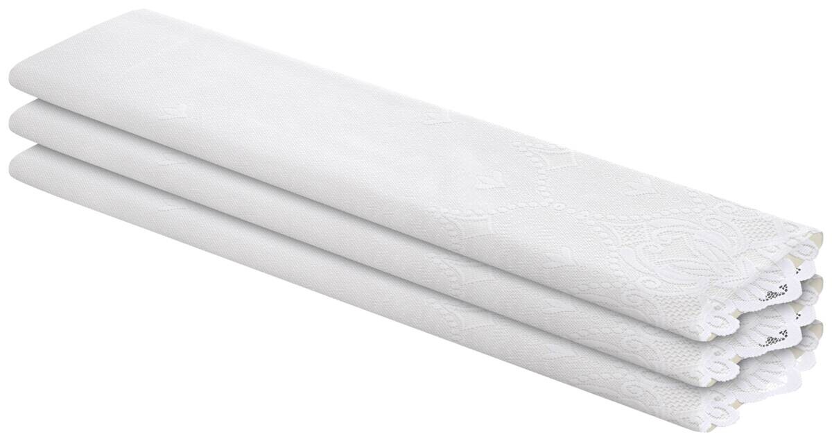 Store-Meterware Seefeld weiß 100% Polyester H: ca. 175 cm